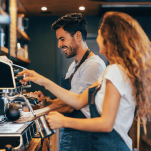 Smiling Barista image by Canva