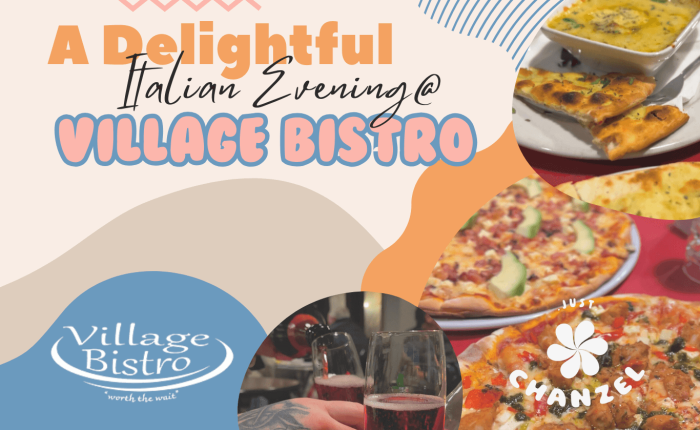 A Delightful Italian Evening at Village Bistro in Irene - just Chanzel